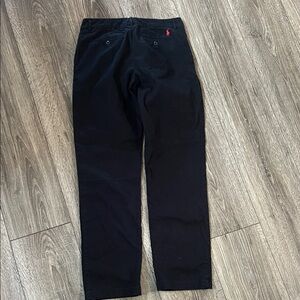 Polo by Ralph Lauren Black Young Boys Chinos with Red Pony Logo